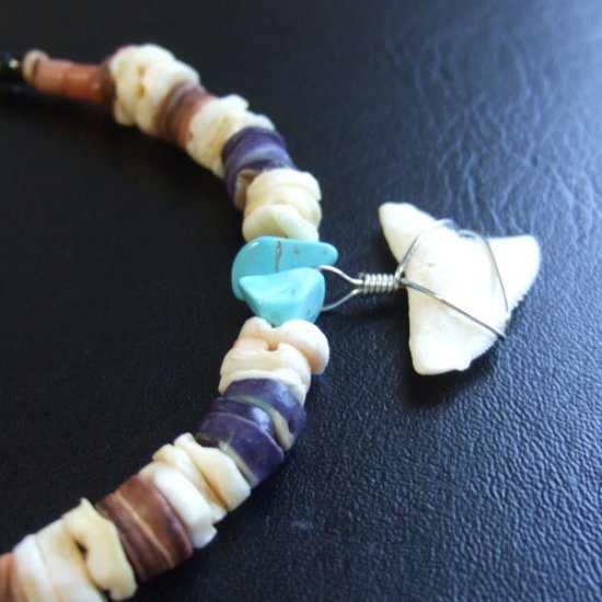 【表示現品】オオメジロザメ　ビーズブレスレット - 27199zhb