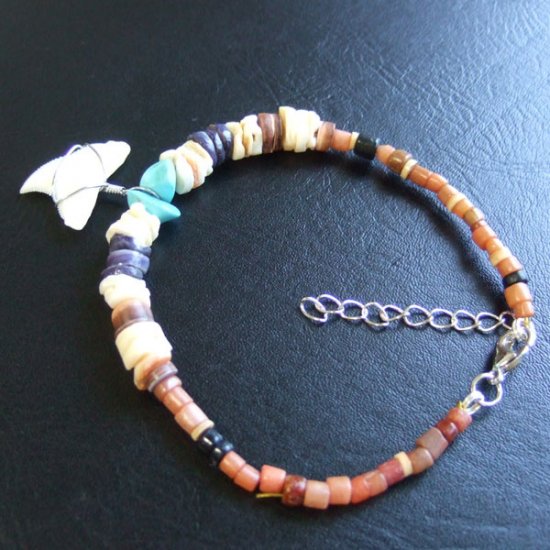 【表示現品】オオメジロザメ　ビーズブレスレット - 27199zhb