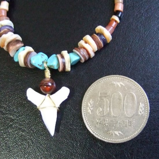 【表示現品】オオメジロザメ　ビーズブレスレット - 27217zhb