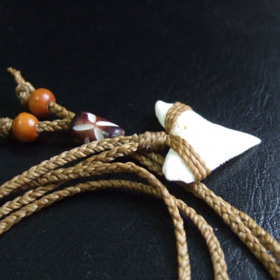 【表示現品】2.5.cm 大型オオメジロザメの歯ペンダント - BLN-12041