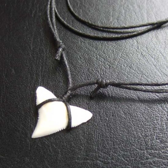 【表示現品】1.9cm オオメジロザメの歯ペンダント - BLN-12061