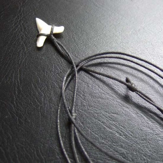 【表示現品】1.9.cm オオメジロザメの歯シンプルペンダント - BLN-12063