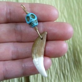 狼牙ビーズ付ペンダントトップ - 15085zhc