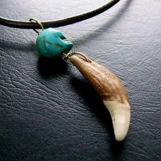 狼牙ビーズ付ペンダントトップ - 15085zhc