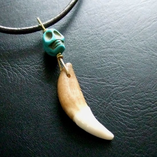 狼牙ビーズ付ペンダントトップ - 15085zhc