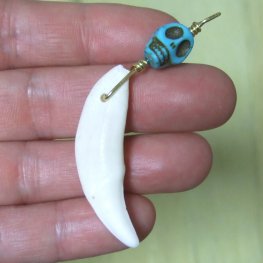 狼牙ビーズ付ペンダントトップ - 15093zhc