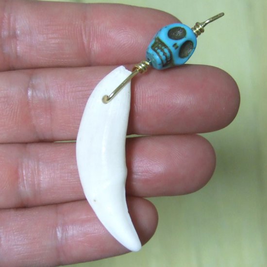 狼牙ビーズ付ペンダントトップ - 15093zhc