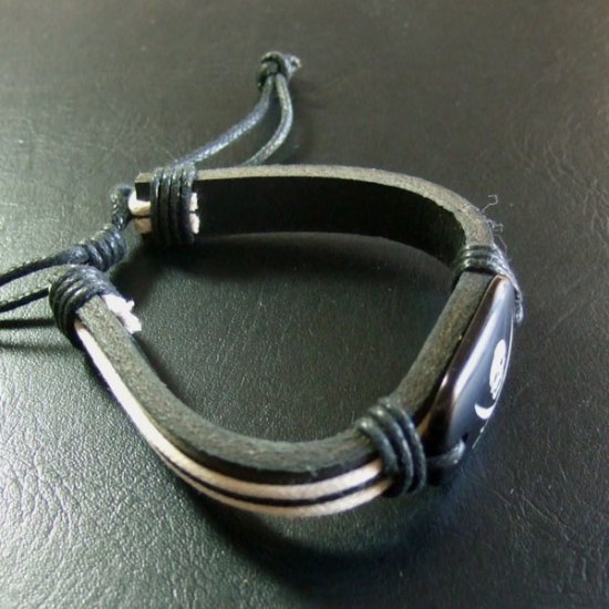 Yakuボーンカービングブレスレット - 15302chc