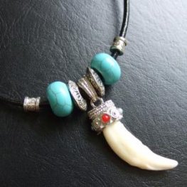 【表示現品】狼牙ネックレス - 15410zhb 【表示現品】狼牙ネックレス - 15410zhb