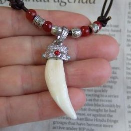 【表示現品】狼牙ネックレス - 15428zhb 【表示現品】狼牙ネックレス - 15428zhb