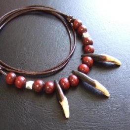 【表示現品】狼牙ネックレス - 15436zhb 【表示現品】狼牙ネックレス - 15436zhb