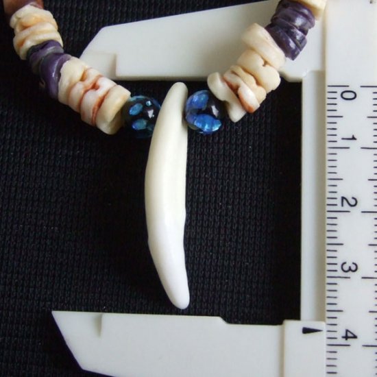 【表示現品】狼牙・ビーズネックレス - 15587zhb