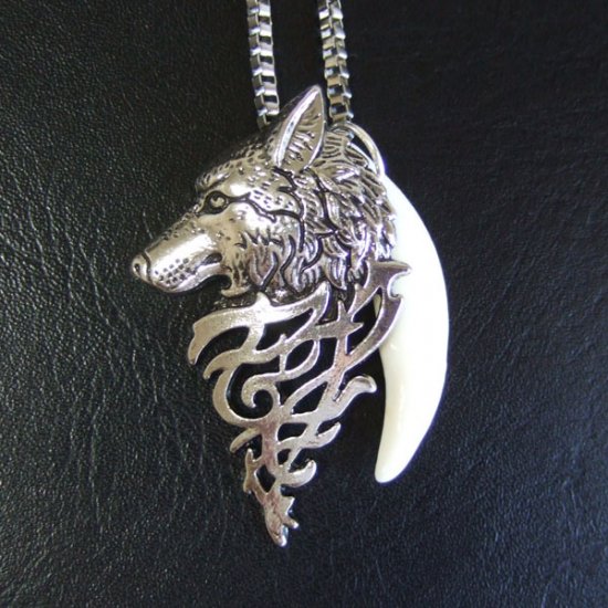 狼牙メダルペンダント（シルバー） - 15630zhb