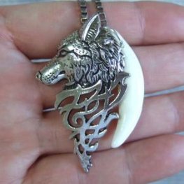 狼牙メダルペンダント（シルバー） - 15630zhb