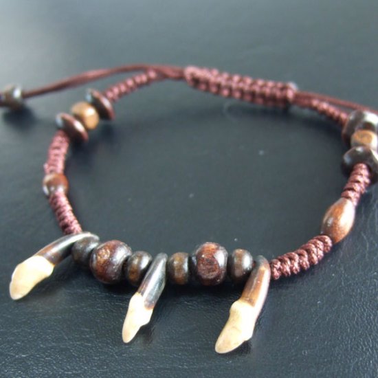 狼歯ブレスレット - 15701chc