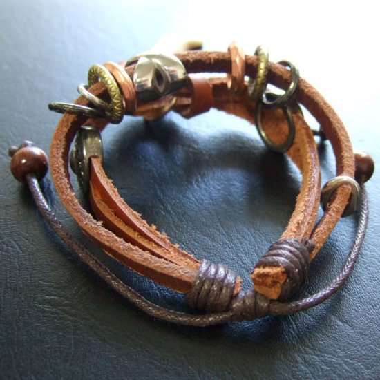 本物の牙ブレスレット - 15759chc