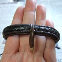 本物の牙ブレスレット - 15761chc