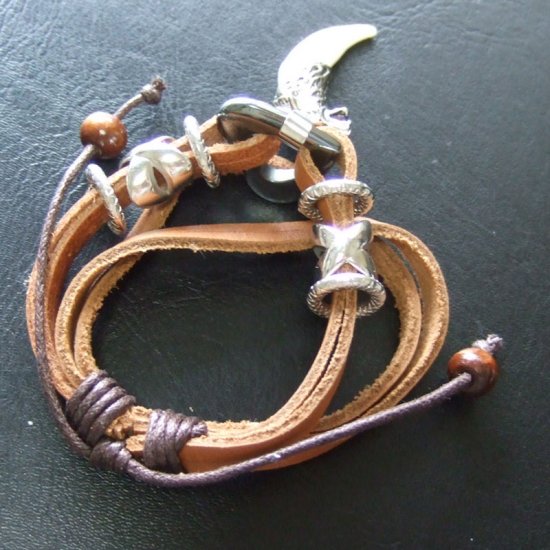 【表示現品】本物の牙ブレスレット - 15782zhb