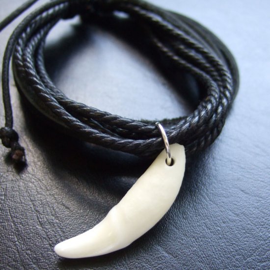 【表示現品】本物の牙ブレスレット - 15790zhb
