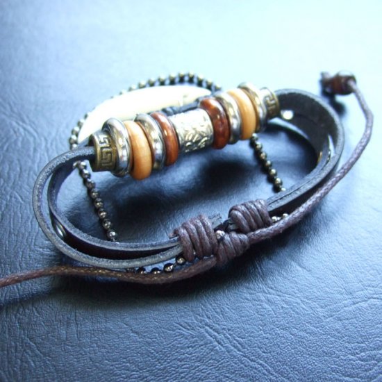 【表示現品】本物の牙ブレスレット - 15795zhb