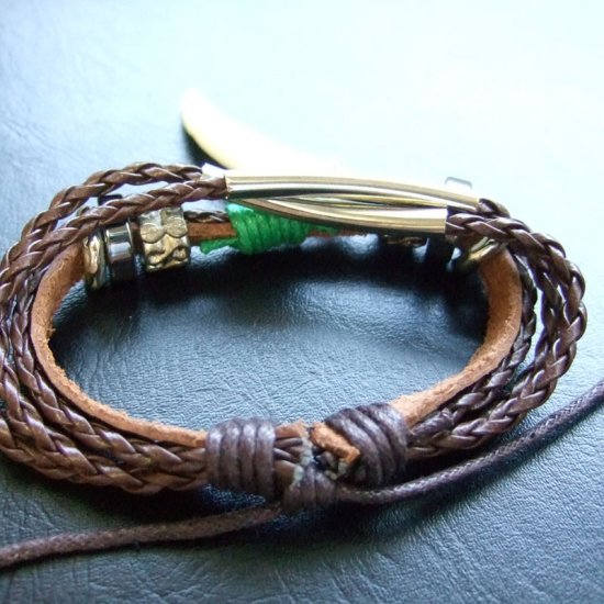 【表示現品】本物の牙ブレスレット - 15796zhb