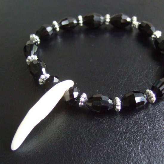 【表示現品】狼牙ビーズブレスレット - 15857zhc