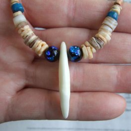 【表示現品】狼牙・ビーズネックレス - WTN-15020