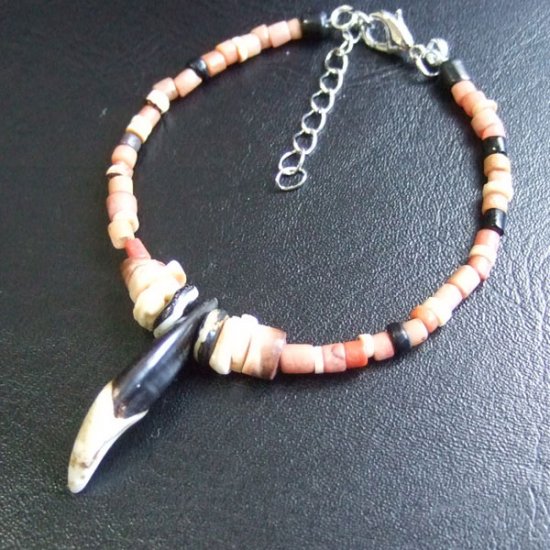 【訳あり現品】狼牙ビーズブレスレット - WTB-25022