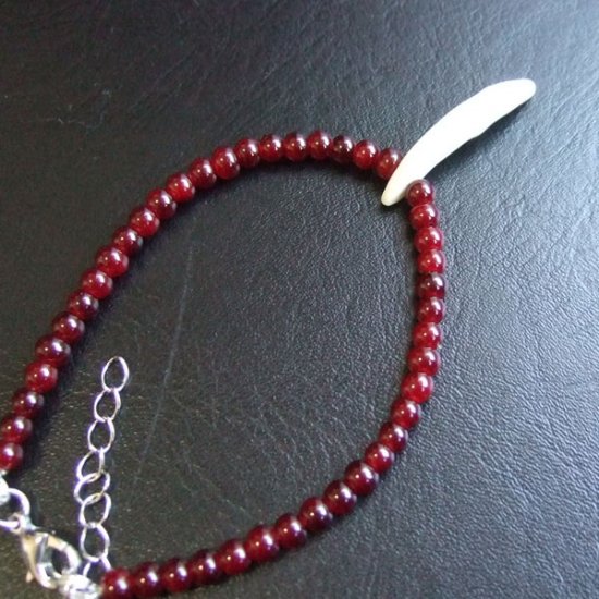 【訳あり現品】狼牙ビーズブレスレット - WTB-25025