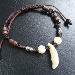 狼歯ブレスレット - WTB-25028