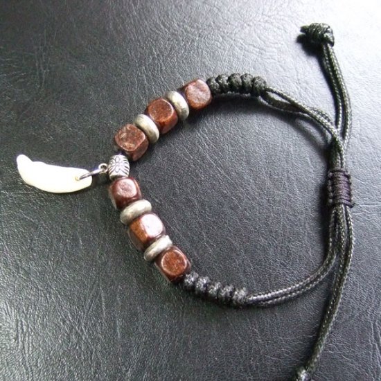 狼歯ブレスレット - WTB-25030