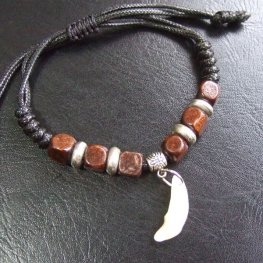 狼歯ブレスレット - WTB-25030