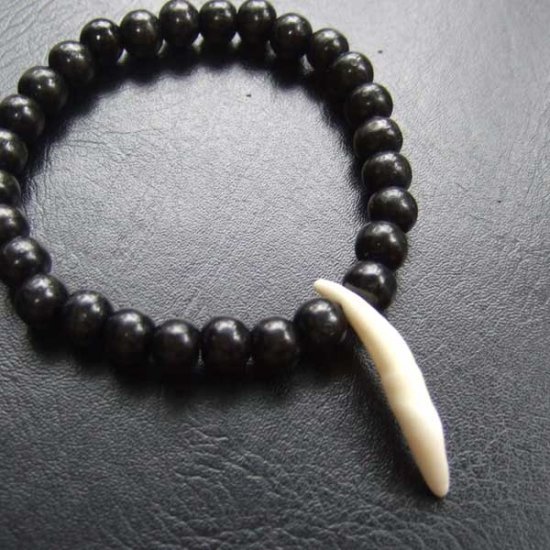 【表示現品】狼牙ビーズブレスレット - WTB-25039