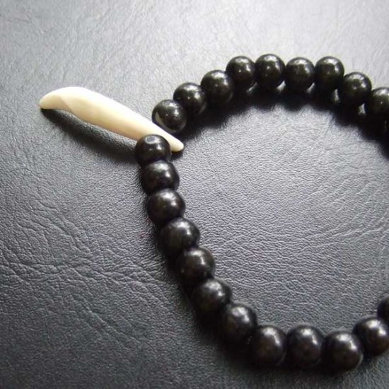 【表示現品】狼牙ビーズブレスレット - WTB-25039
