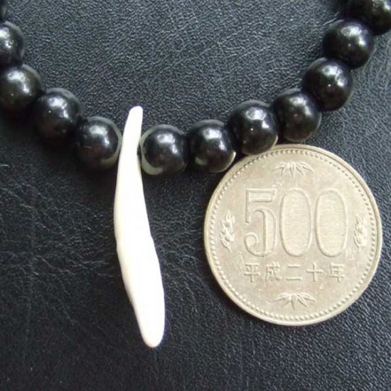 【表示現品】狼牙ビーズブレスレット - WTB-25039