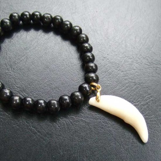 【表示現品】狼牙ビーズブレスレット - WTB-25041