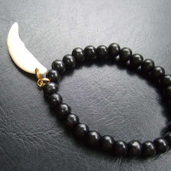 【表示現品】狼牙ビーズブレスレット - WTB-25041