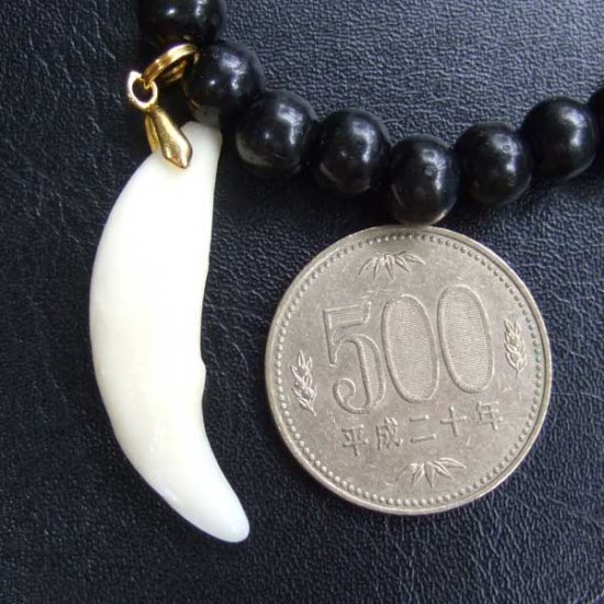 【表示現品】狼牙ビーズブレスレット - WTB-25041