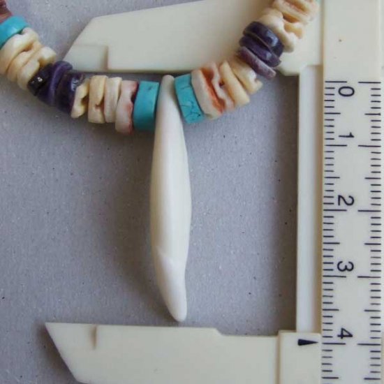 【表示現品】狼牙・ビーズネックレス - WTN-15052